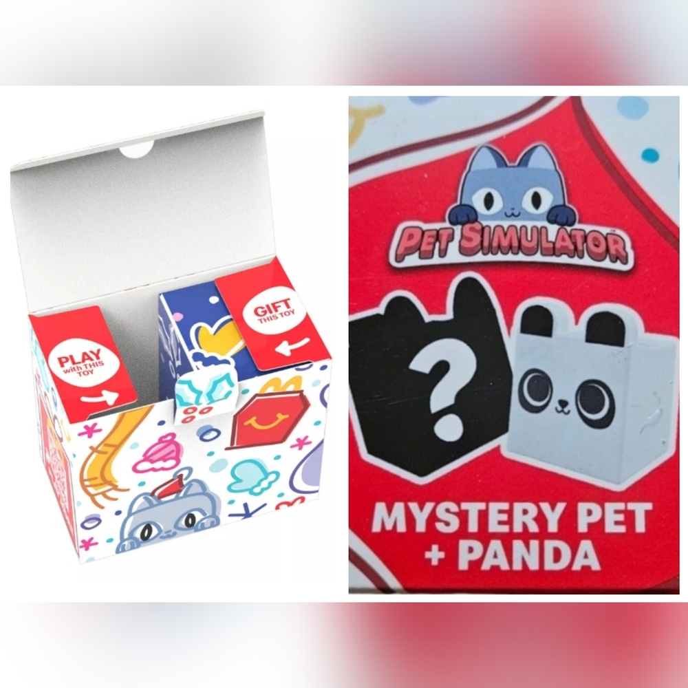 McDonald's | Happy Meal Toy - Pet Simulator Mystery Pet plus Panda